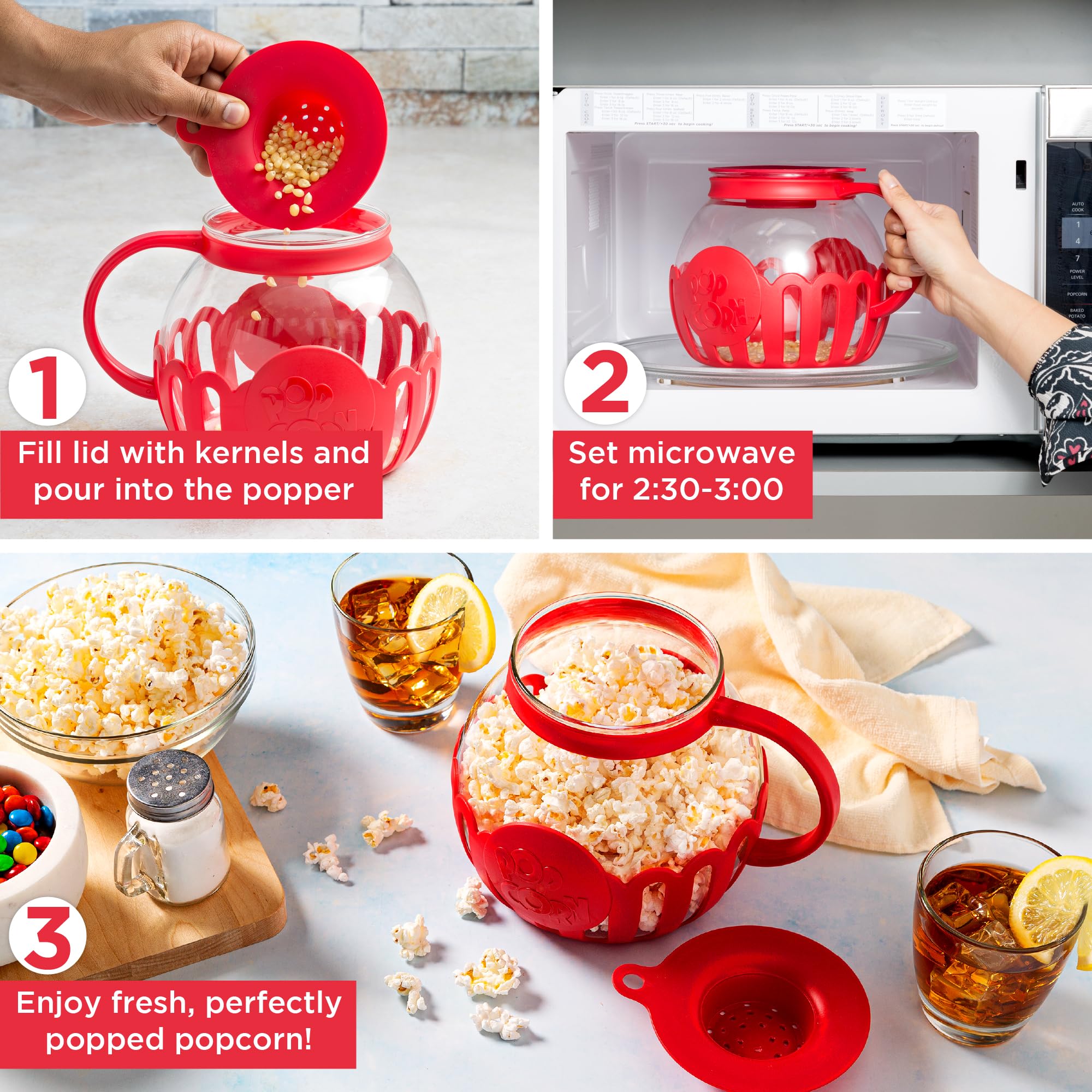 Amazon.com: Ecolution Patented Micro-Pop Microwave Popcorn Popper